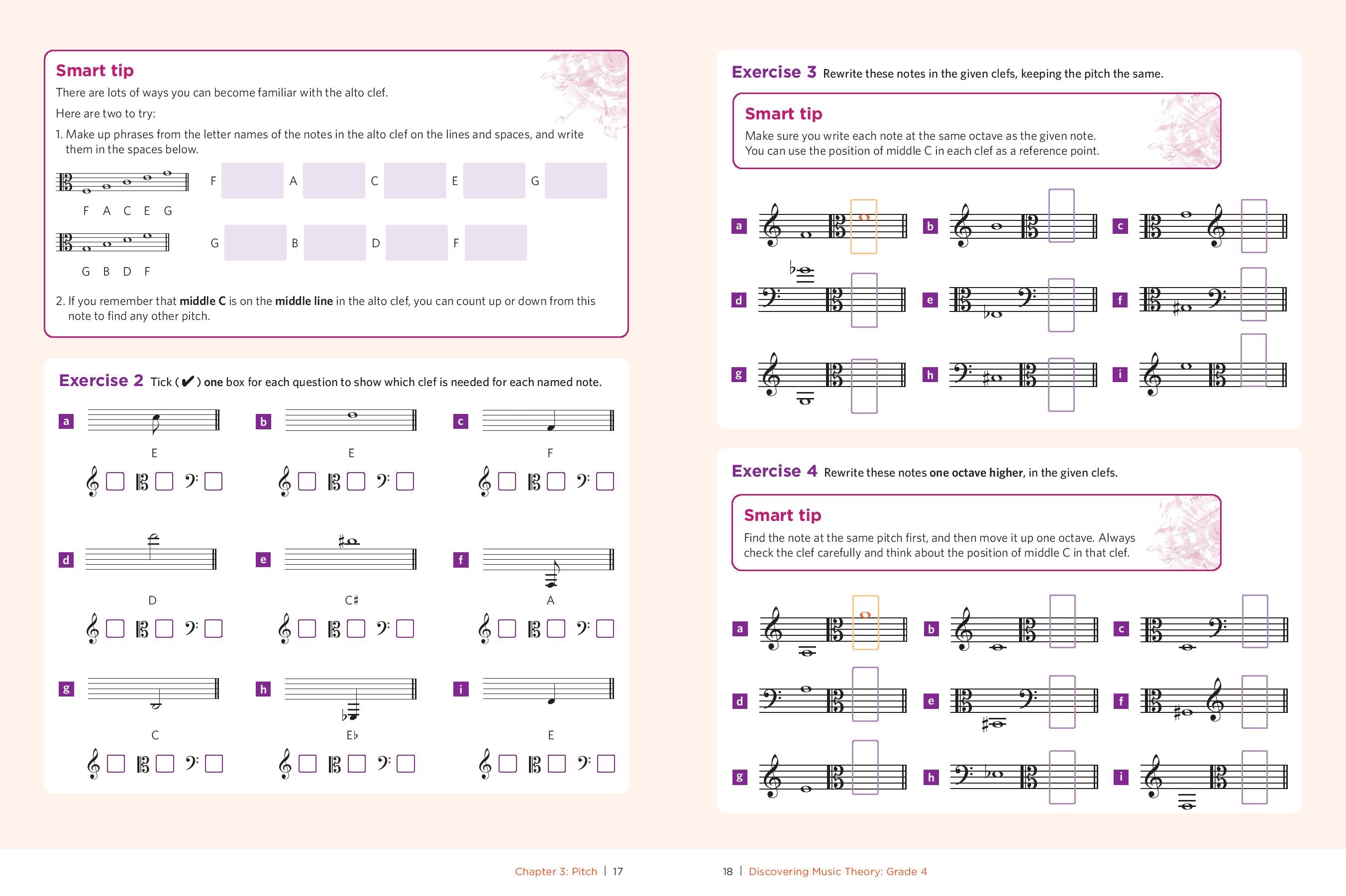 Discovering Music Theory, The ABRSM Grade 4 Workbook