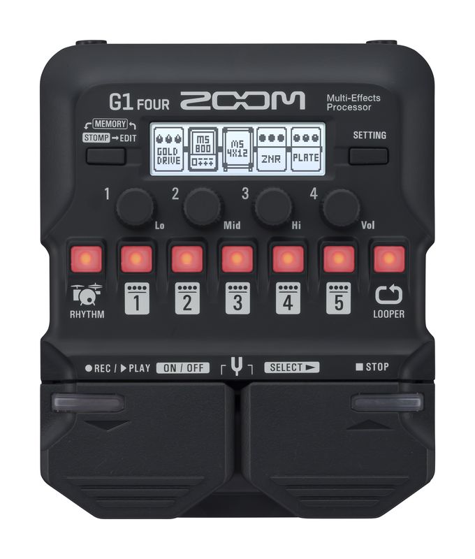 Zoom G1 Four Guitar Multi-Effects Pedal