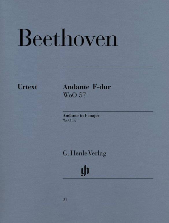 Beethoven: Andante in F Major WoO 57 (Andante favori) for Piano Solo