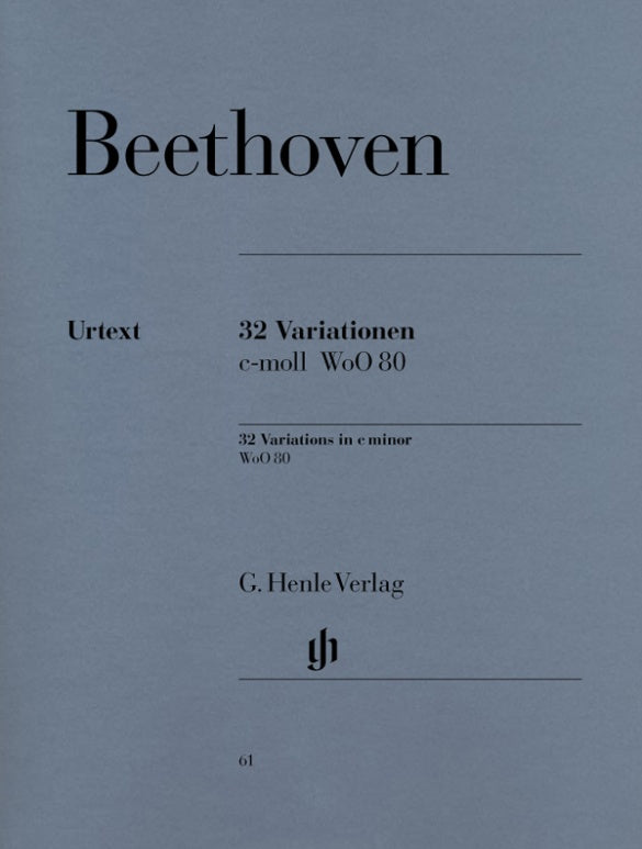Beethoven: 32 Variations in C Minor WoO 80 Piano Solo
