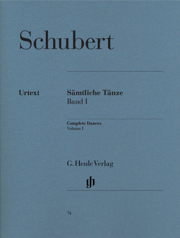 Schubert: Complete Dances, Volume 1 for Piano Solo