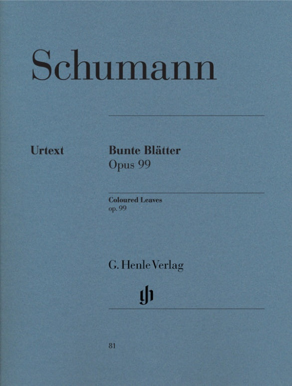 Schumann: Coloured Leaves op.99 Piano Solo
