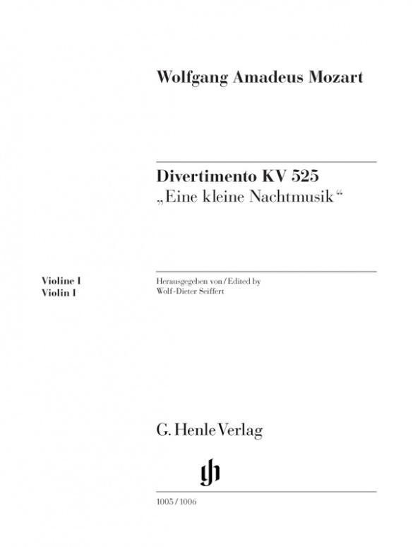 Mozart: Divertimento "A Little Night Music" K. 525 for String Quartet