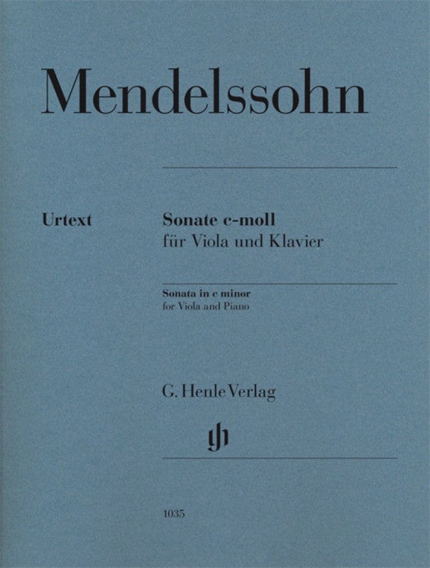 Mendelssohn: Sonata in C Minor for Viola & Piano