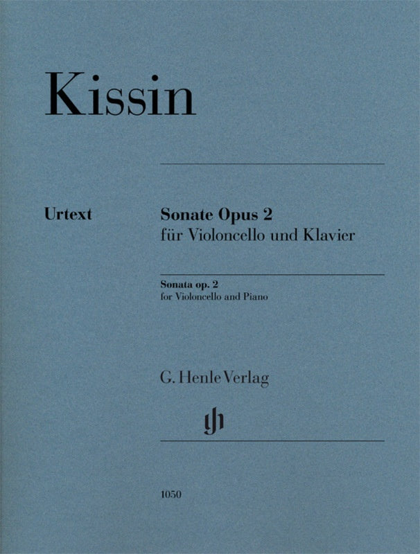 Kissin: Kissin Cello Sonata Op 2- Cello/Piano