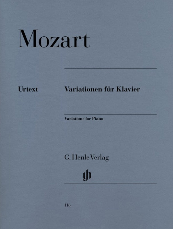 Mozart: Variations for Piano