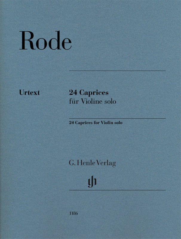 Rode: Rode 24 Caprices for Violin Solo