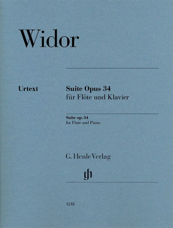 Widor: Suite Op 34 for Flute & Piano