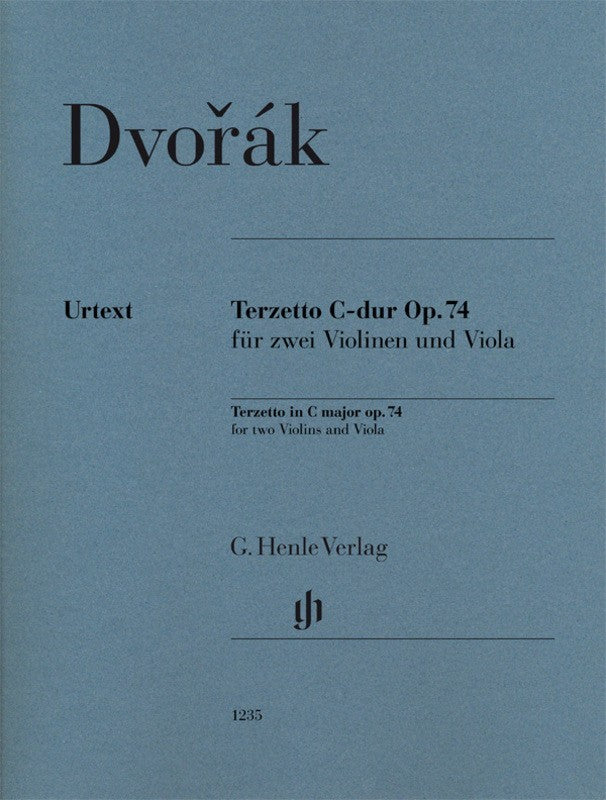 Dvorak: Terzetto C major op. 74 for two Violins & Viola