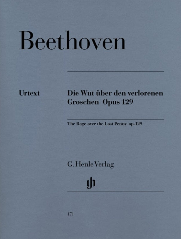 Beethoven: Rage over the Lost Penny Op 129 Piano Solo