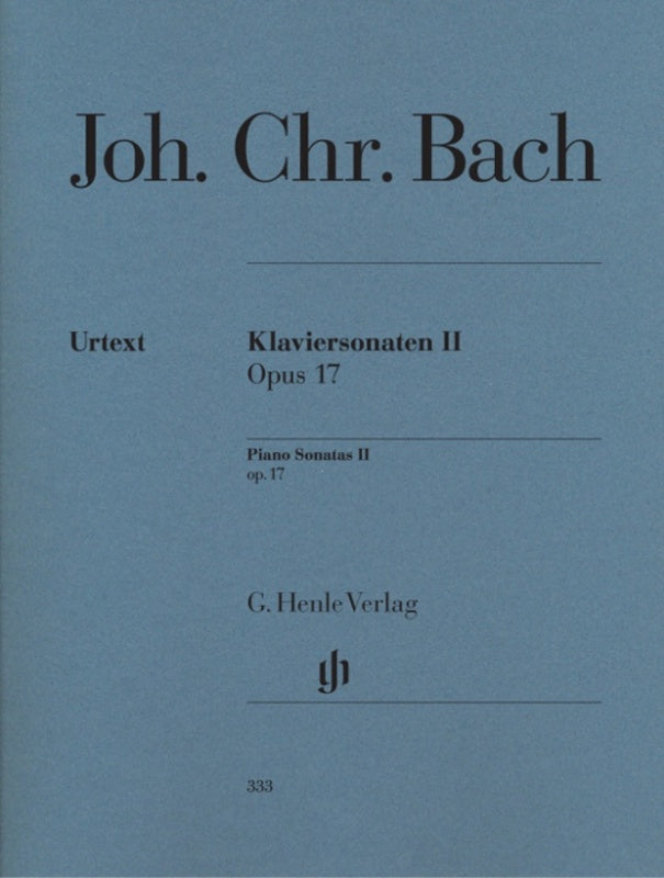 J.C Bach: Piano Sonatas Op 17 Volume 2