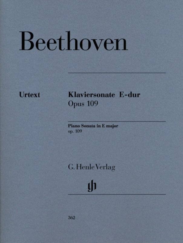 Beethoven: Piano Sonata in E Major Op 109