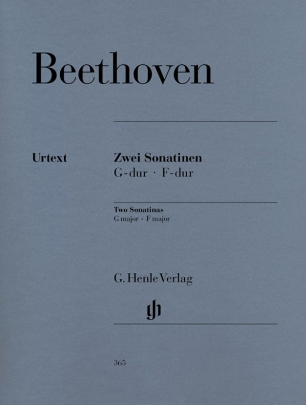 Beethoven: 2 Piano Sonatinas G major & F major, Anh. 5