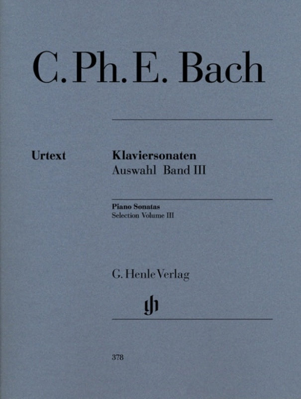C.P.E Bach: Selected Piano Sonatas Volume 3