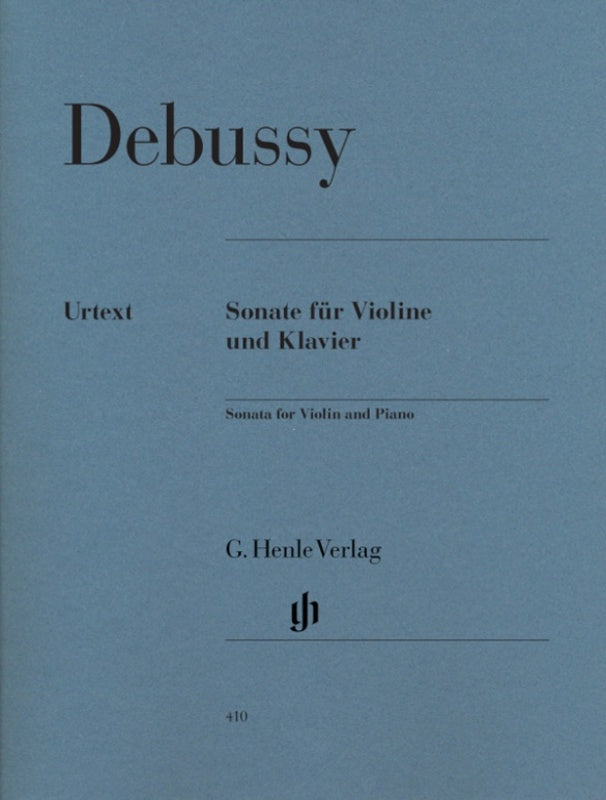 Debussy: Sonata for Violin & Piano in G Minor