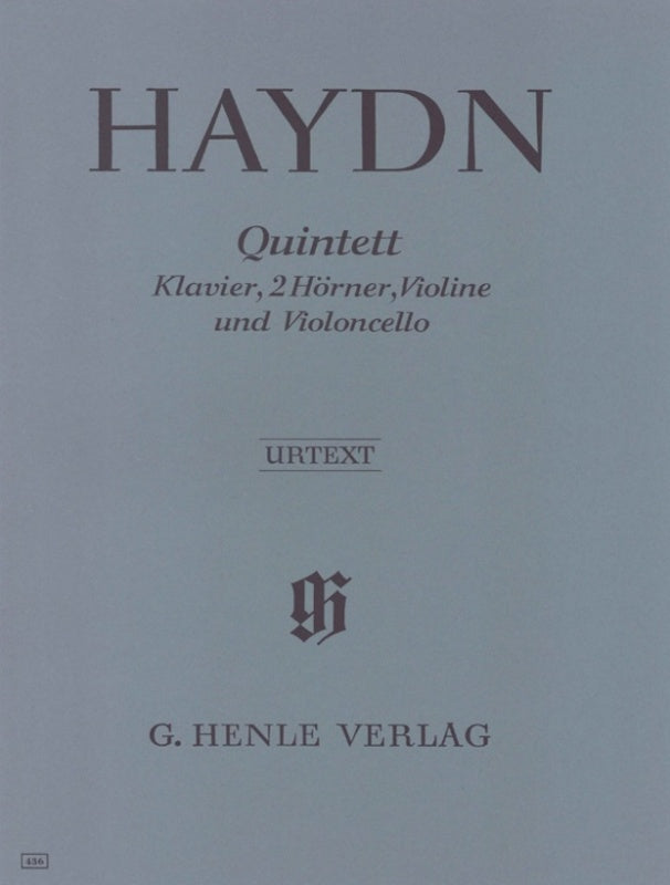 Haydn: Quintet in E-flat Major Hob XIV:1 Score & Parts