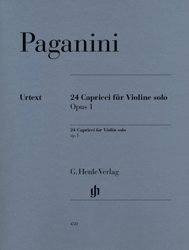 Paganini: 24 Capricci Op 1 Violin