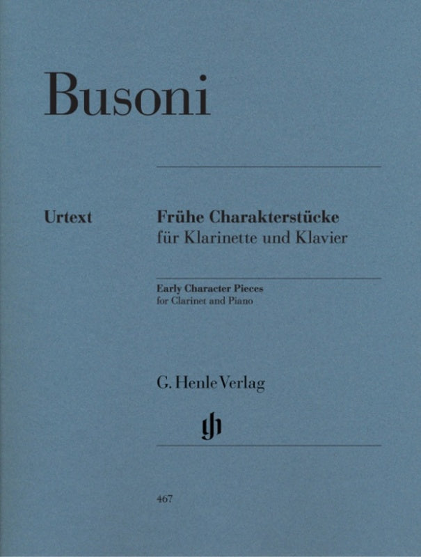 Busoni: Early Character Pieces for Clarinet & Piano