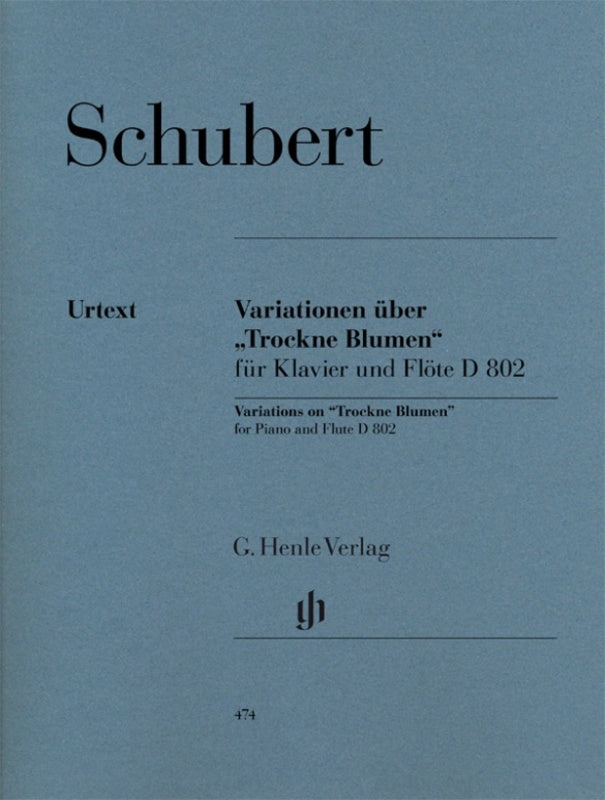 Schubert: Variations on Trockne Blumen D 802 Flute & Piano