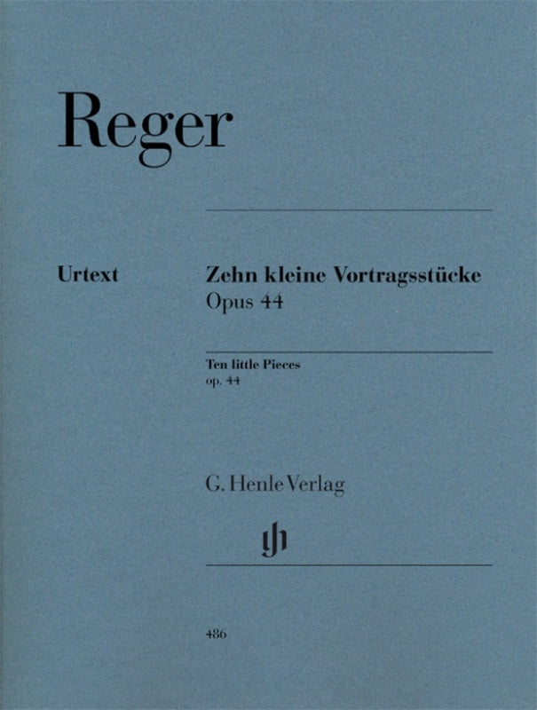 Reger: 10 Little Pieces Op 44 Piano Solo