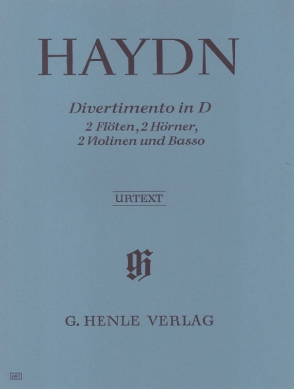 Haydn: Divertimento in D Major Hob II:8 Score & Parts