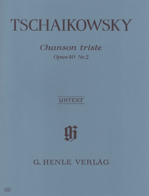 Tchaikovsky: Chanson triste op. 40 no. 2 Piano Solo
