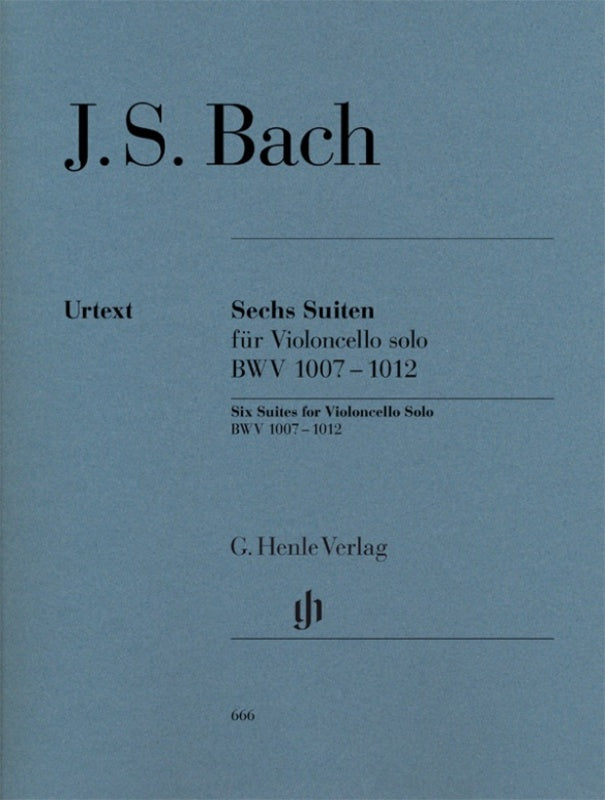 Bach: 6 Suites for Cello solo BWV 1007-1012