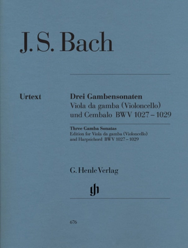 Bach: Viola da Gamba Sonatas BWV 1027-29 Cello Version