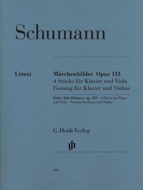 Schumann: Fairy Tale Pictures for Viola & Piano Op 113