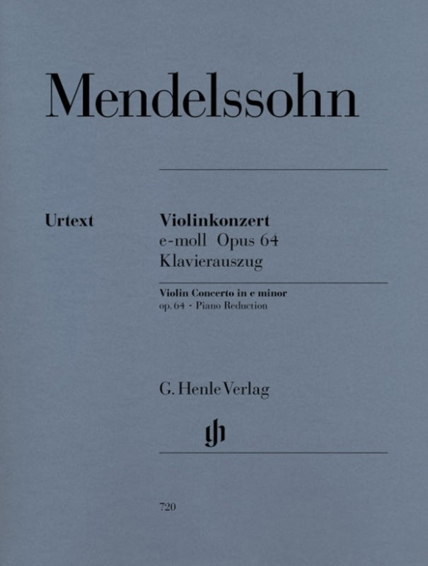 Mendelssohn: Violin Concerto e minor op. 64 for Violin & Piano