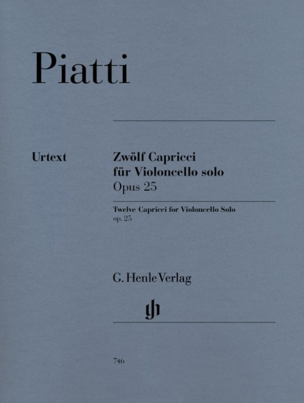 Piatti: 12 Capricci Op 25 Cello Solo
