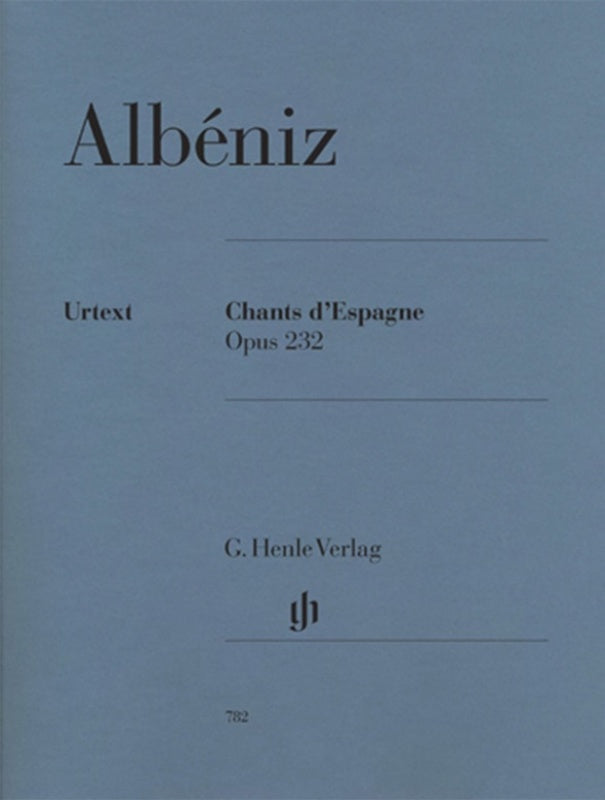 Albeniz: Chants d Espagne Op 232 Piano Solo