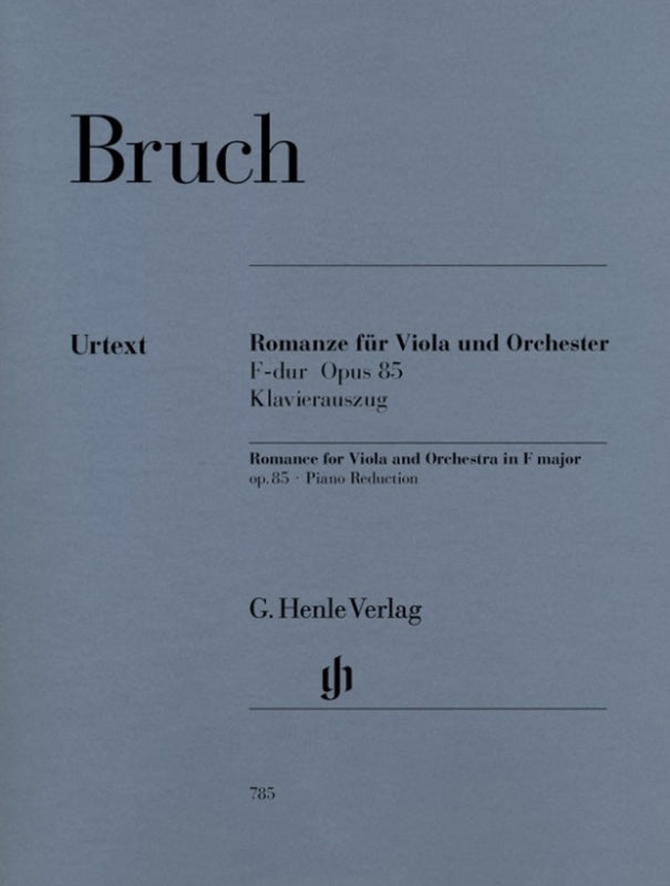Bruch: Romance for Viola F Major Op 85 for Viola & Piano
