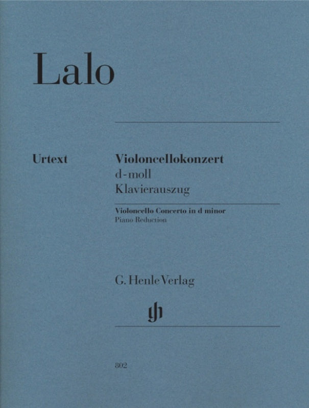 Lalo: Cello Concerto in D Minor Cello & Piano