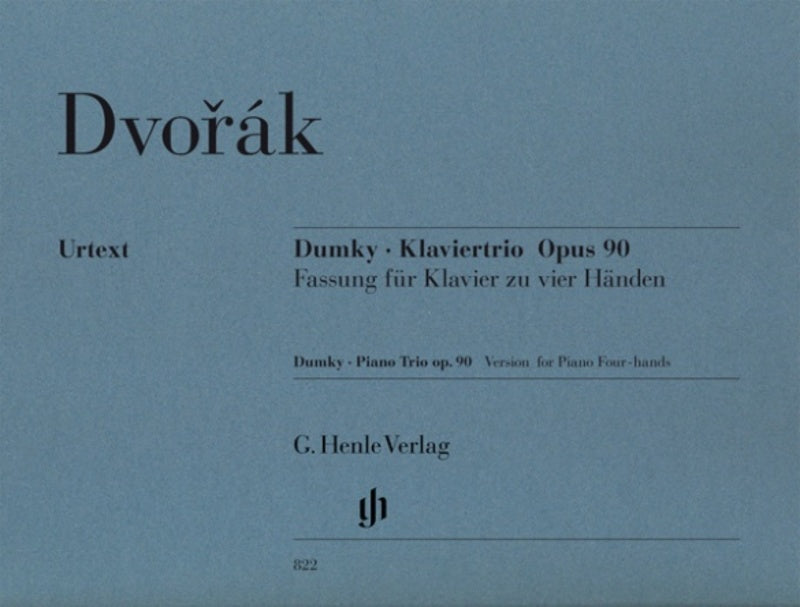 Dvorak: Dumky Piano Trio Op 90 version for Piano 4 Hands