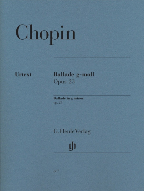Chopin: Ballade in G Minor Op 23 Piano Solo