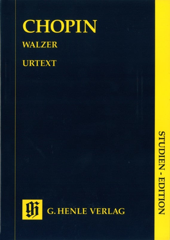 Chopin: Waltzes Study Score