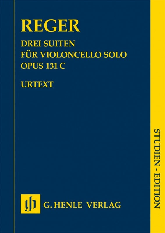 Reger: Three Suites Op 131c Study Score
