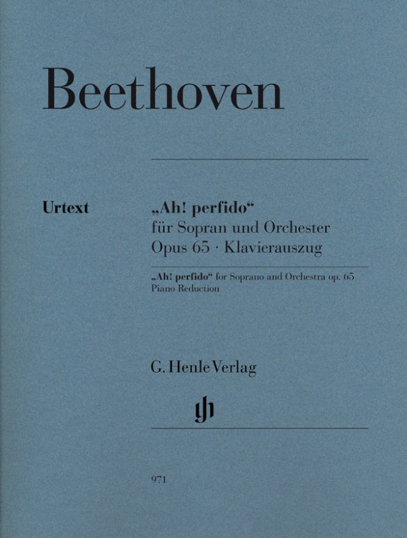 Beethoven: Ah Perfido Op 65 for Soprano Voice & Piano