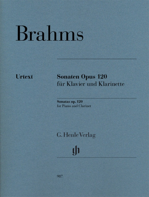 Brahms: Clarinet Sonatas Op 120 Clarinet & Piano