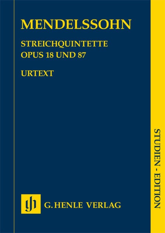 Mendelssohn: String Quintets Study Score