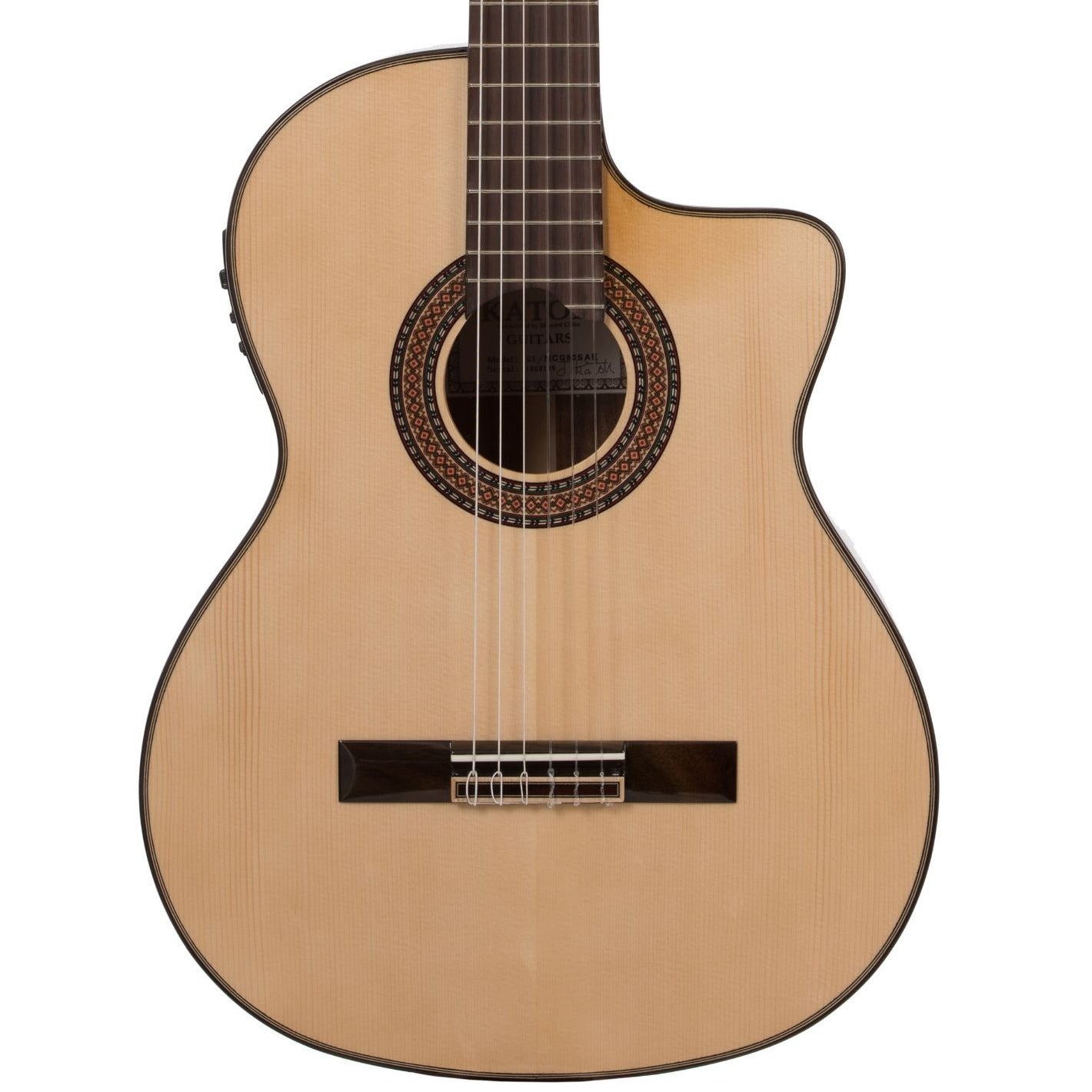 Katoh MCG80SAE Cutaway Classical Guitar w/Pickup
