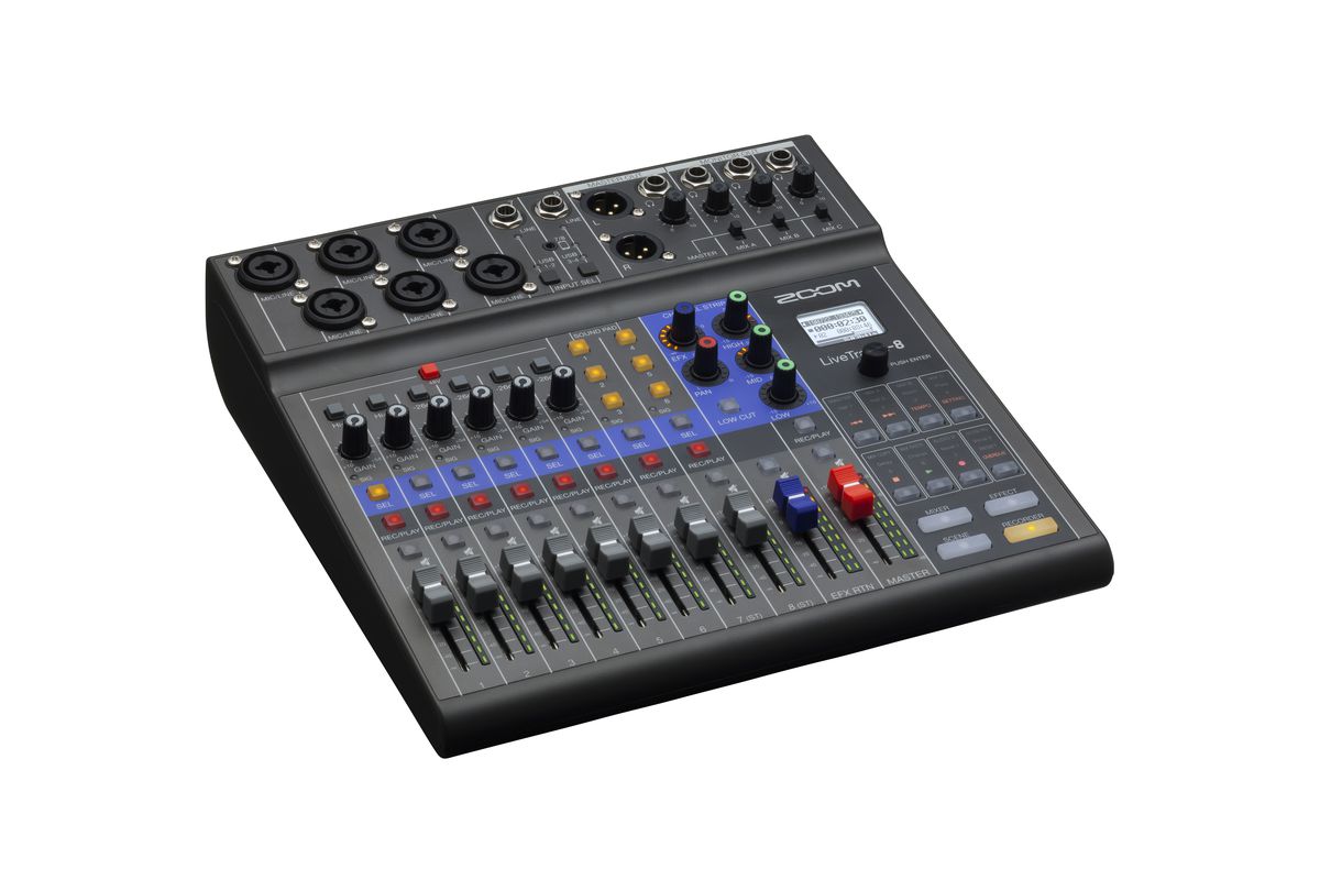 Zoom LiveTrak L-8 Digital Mixer + Recorder