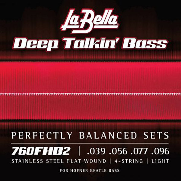 La Bella Beatle Bass Flat Wound Strings, 39-96
