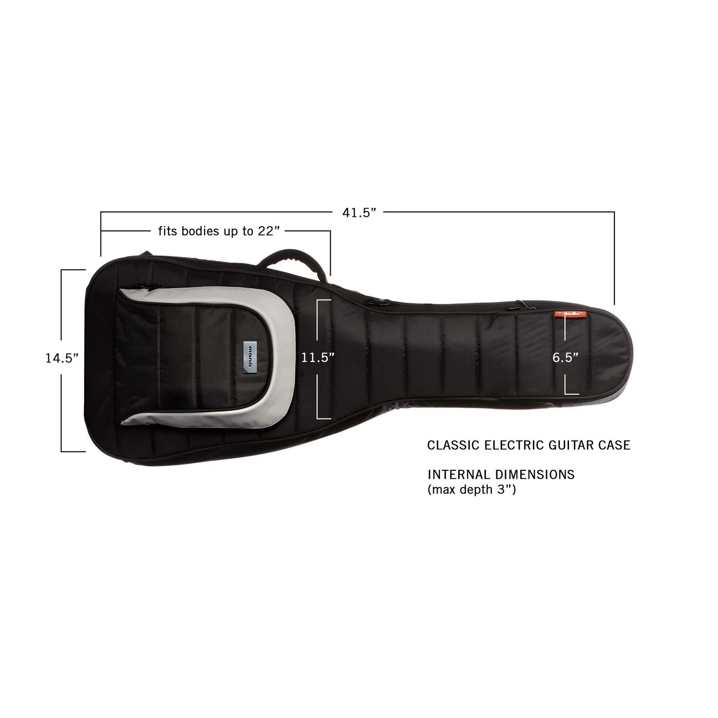 MONO M80 Classic Electric Guitar Case, Black