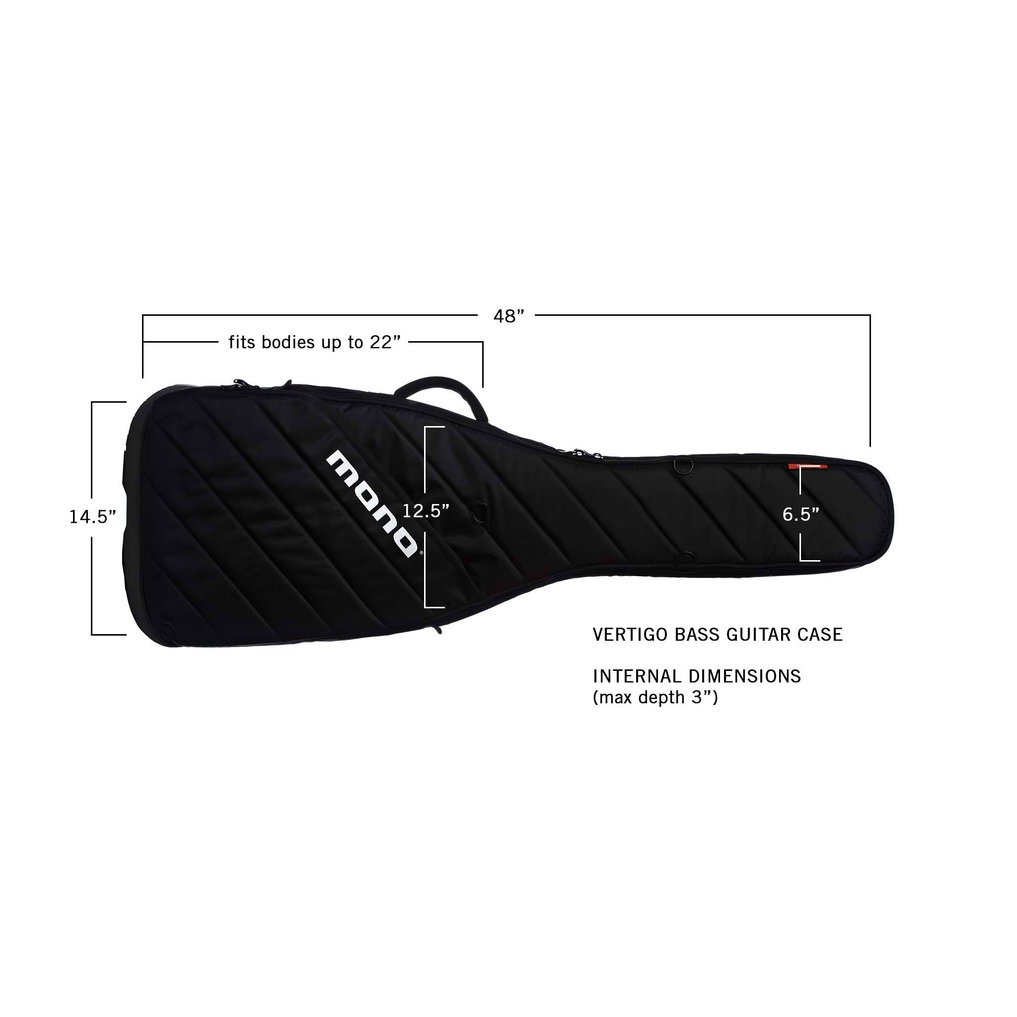 MONO M80 Vertigo Bass Guitar Case, Black