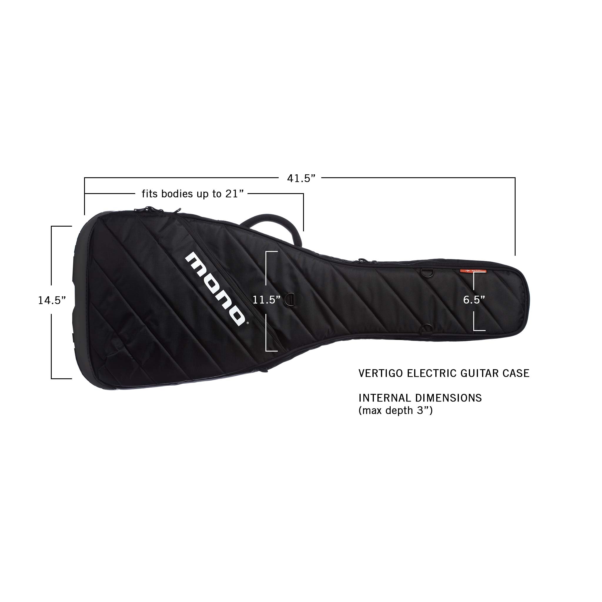 MONO M80 Vertigo Electric Guitar Case, Black
