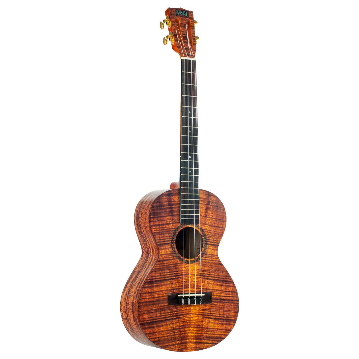 Mahalo Artist Elite Series Baritone Ukulele, Flame 'Koa'