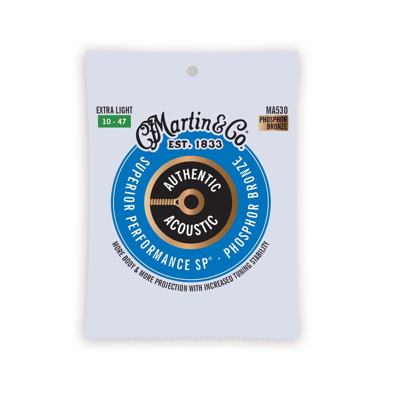 Martin Authentic Acoustic SP® Guitar Strings Phosphor Bronze