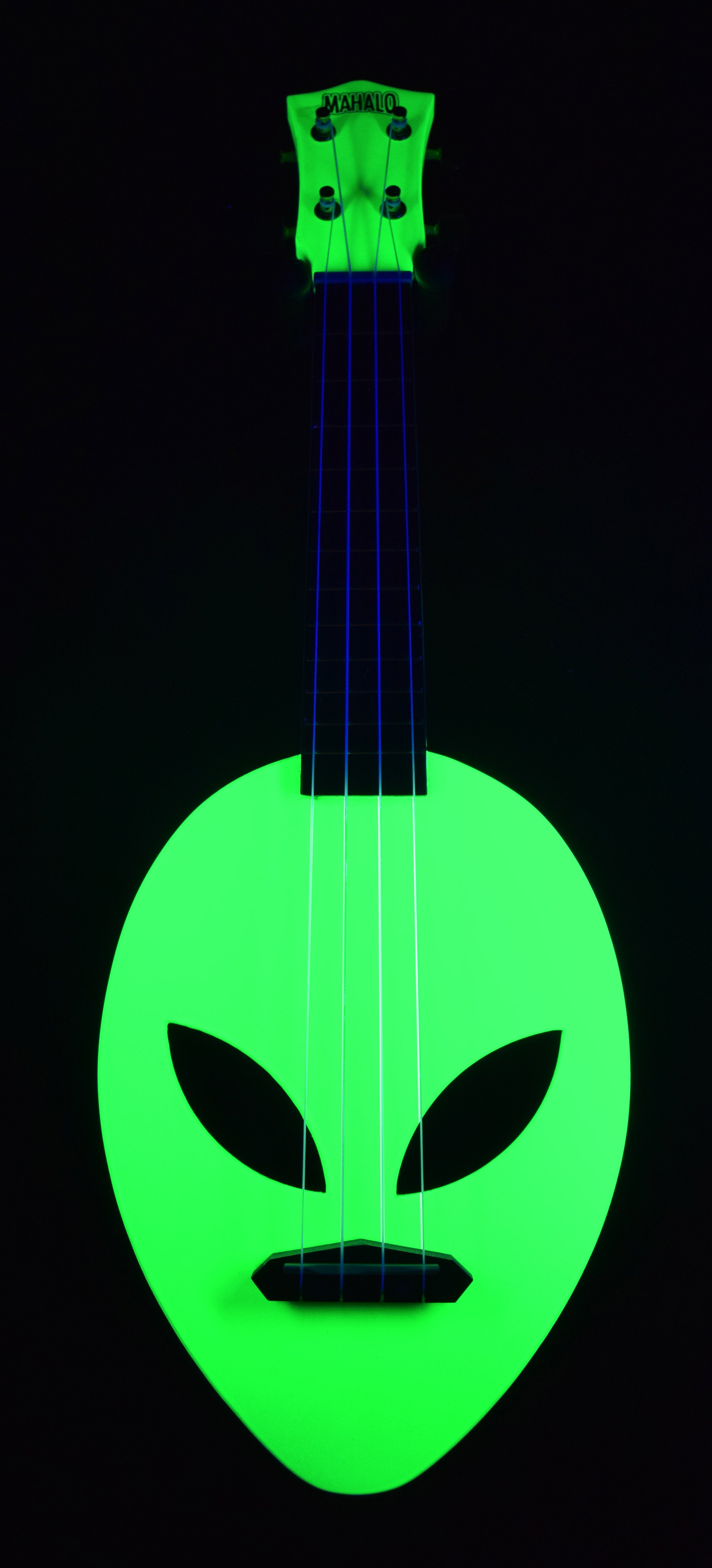 Mahalo Creative Series Ukulele - Glow Green Alien